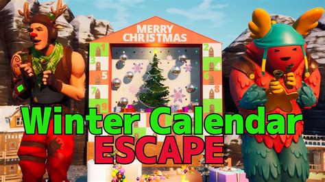 Fortnite Winter Calendar Escape